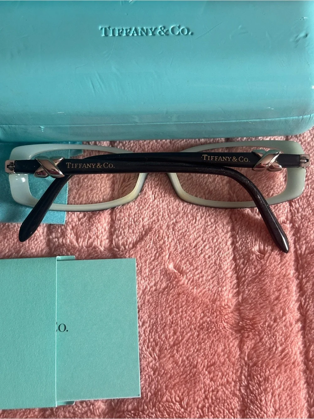 🩵 Authentic Tiffany & Co TF2016 8055 Eyeglasses Signature X Full Set 51-15-135 ✨